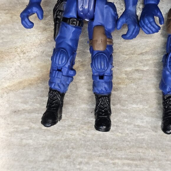 Red Fireman Fire Fighter SWAT Police Action Figures Rescue Posable 3.5" - Picture 8 of 11